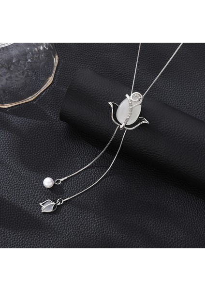 Minimalist Tasarım Kazak Kolye Kadın Haute Couture Giyim Aksesuarları Kolye (Yurt Dışından)