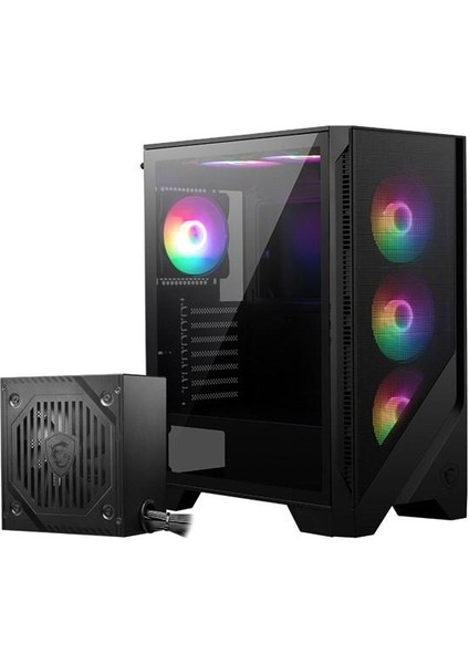 Msı 650W 80+ Bronze Mag Force 120A B65 Gamıng Mıd-Tower Pc Kasası