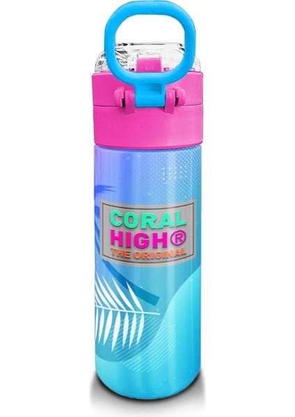 Kids Lavanta Pembe Flamingo Desenli Pipetli ve Direkt Içim Çelik Termos 500 ml 31921 modelleri
