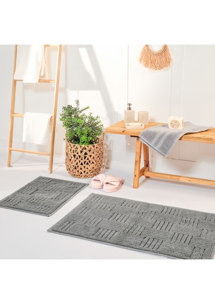 Wave Paspas Gri 60 x 90-40 x 60 cm