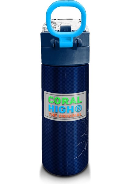 Kids Lacivert Kırmızı Örümcek Desenli Pipetli ve Direkt Içim Çelik Termos 500 ml 31931 modelleri