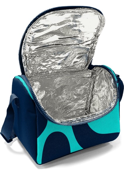 Kids Lacivert Turkuaz Desenli Thermo Beslenme Çantası 22786 fırsatları