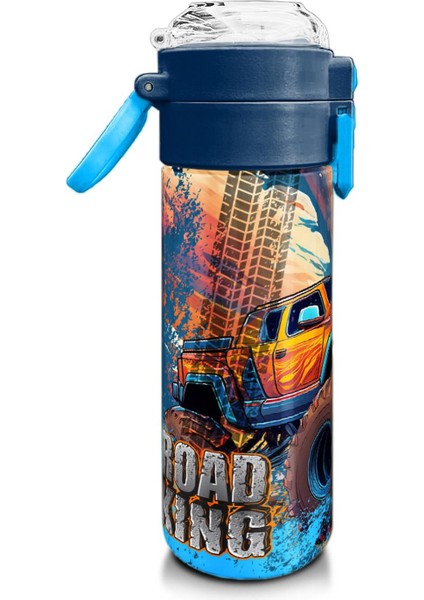 Kids Turuncu High Wheels Truck Desenli Pipetli ve Direkt Içim Çelik Termos 500 ml 31994 fiyatları