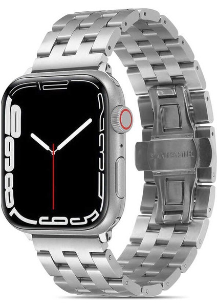 Watch 44MM Uyumlu Krd-20 Metal Kordon Zore - SIYAH-8680436371473-TCHS68693