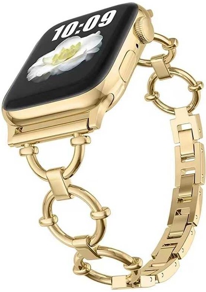 ​​​watch 7 41MM Uyumlu Krd-56 Metal Kordon Zore - GOLD-8680436419717-TCHS68931