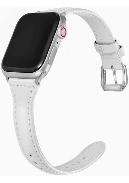 ​​​watch 44MM Uyumlu Krd-28 Deri Kordon Zore - SIYAH-8682314072069-TCHS46373