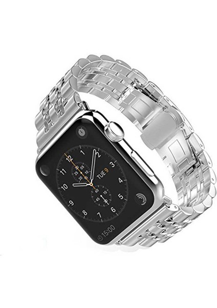 Watch 44MM Uyumlu Krd-14 Metal Kordon Zore - GÜMÜŞ-8682314021470-TCHS38896