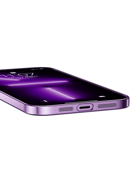 Apple iPhone 14 Pro Max Kılıf Wireless Şarj Özellikli Sert Pc Zore Riksos Magsafe KAPAK-RENKSIZ-8680