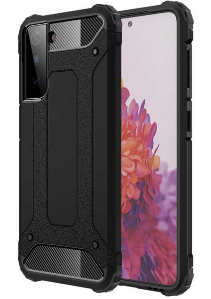 Galaxy S21 Plus Kılıf Zore Crash Silikon KAPAK-SIYAH-8682314092326-TCHS49295