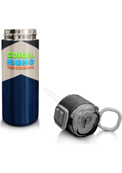 Kids Lacivert Koyu Gri Bej Desenli Pipetli ve Direkt Içim Çelik Termos 500 ml 31893 fırsatları