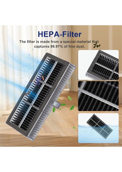 X40 Ultra Robot Süpürge Aksesuarları Yedek Parçalar Ana Yan Fırça Hepa Filtre Paspas Pedi Toz Torbası (Yurt Dışından) indirimleri