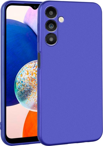Galaxy A14 Kılıf Zore Premier Silikon Kapak-Saks MAVI-8680436661826-TCHS85685