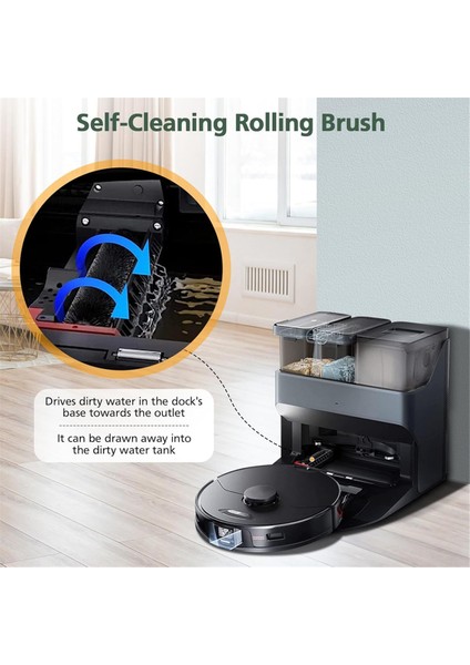 S7 Maxv Ultra Pro G10S Robot Süpürge Parçaları Ana Yan Fırça Paspas Pedleri Filtre Toz Torbası (Yurt Dışından)
