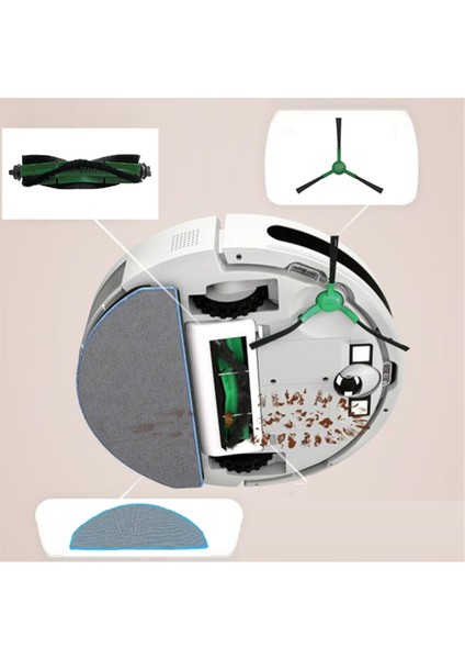 14PCS Combo Essential / Vac Y0112 Elektrikli Süpürge Aksesuarları Ana Yan Fırça Hepa Filtre Paspas (Yurt Dışından) fırsatları