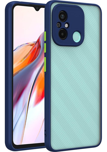 Xiaomi Redmi 12C Kılıf Zore Hux KAPAK-LACIVERT-8680436781470-TCHS105354