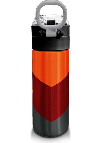 Kids Turuncu Bordo Desenli Pipetli ve Direkt Içim Çelik Termos 500 ml 31892 modelleri