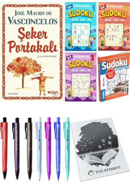 Şeker Portakalı ve Sudoku 4'lü Paket Kolay Orta Zor