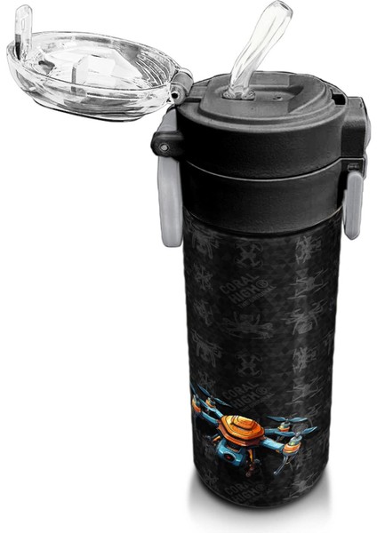 Kids Drone Pilot Desenli Pipetli ve Direkt Içim Çelik Termos 500 ml 31991 indirimleri