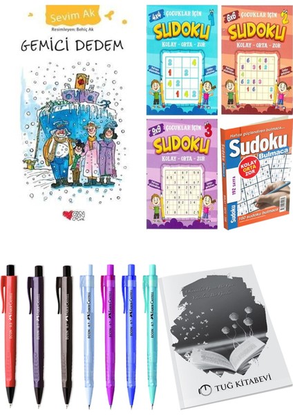 Gemici Dedem ve Sudoku 4'lü Paket Kolay Orta Zor