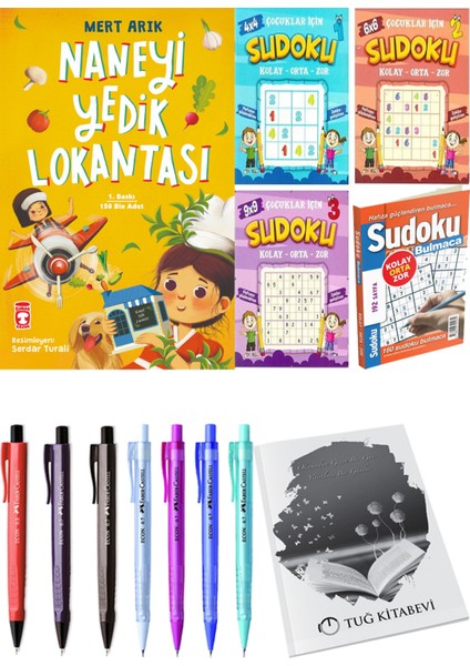 Naneyi Yedik Lokantası ve Sudoku 4'lü Paket Kolay Orta Zor