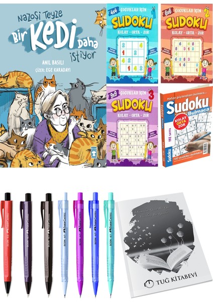 Nazoşi Teyze Bir Kedi Daha İstiyor ve Sudoku 4'lü Paket Kolay Orta Zor
