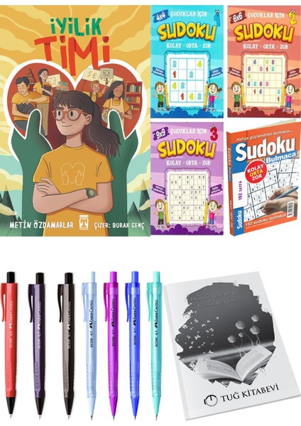 İyilik Timi ve Sudoku 4'lü Paket Kolay Orta Zor