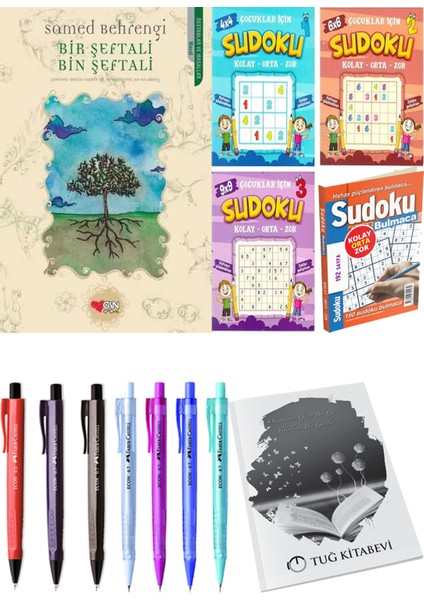 Bir Şeftali Bin Şeftali ve Sudoku 4'lü Paket Kolay Orta Zor