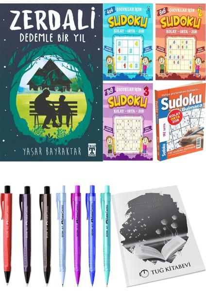 Zerdali Dedemle Bir Yıl ve Sudoku 4'lü Paket Kolay Orta Zor