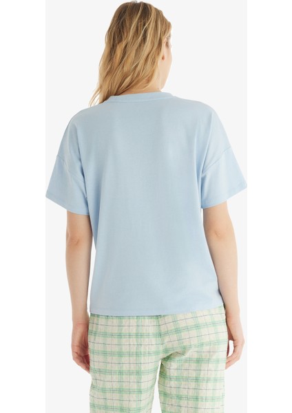 Kadın T-Shirt 60547 - Mavi fiyatları