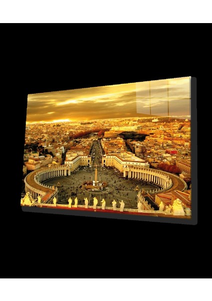 - Şehir Italya Manzaralı Cam Tablo City View Italy