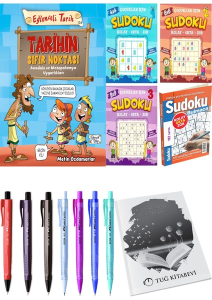 Tarihin Sıfır Noktası ve Sudoku 4'lü Paket Kolay Orta Zor
