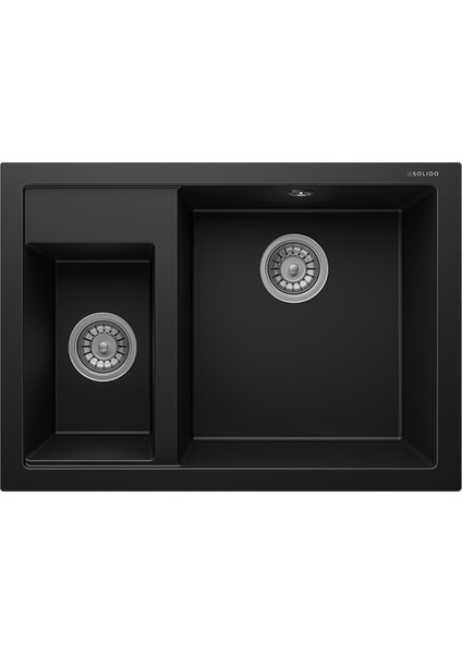 Onıx 2b 765 Granit Eviye (Metallic Black)