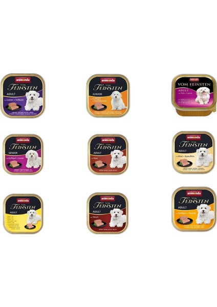 Karışık Köpek Yaş Mama 150GR 18 Adet