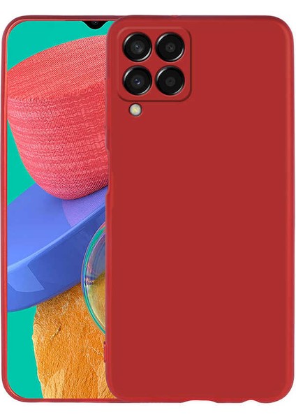 Galaxy M33 Kılıf Zore Premier Silikon KAPAK-KIRMIZI-8680436489314-TCHS73399