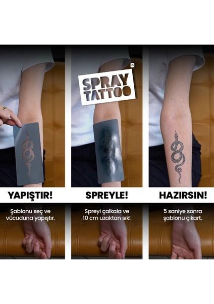 Tek Taş Bride Dövme Şablonu (SPREYSİZ)