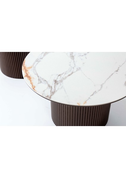 Royce Sehpa Seti - Porselen - Bronz fiyatları