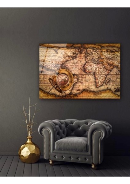 - Antika Harita Cam Tablo modelleri