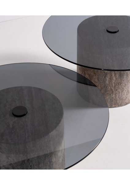 Dome Orta Sehpa Seti - Silver modelleri