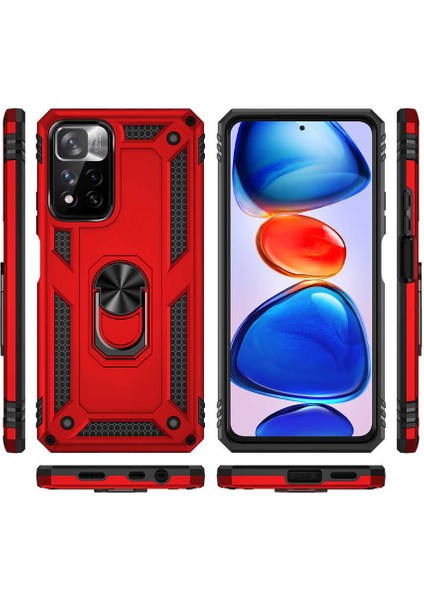 Xiaomi Redmi Infinix Note 11 Pro Plus 5g Kılıf Zore Vega KAPAK-GRI-8680436183533-TCHS63605