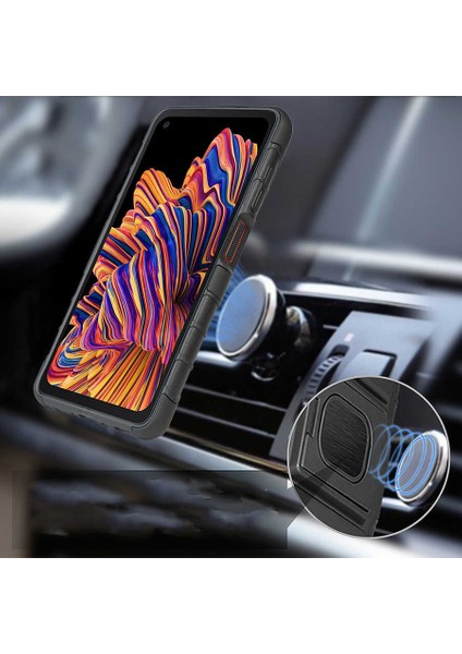 Galaxy Xcover Pro Kılıf Zore Double Clip KAPAK-SIYAH-8682314132282-TCHS53439 fiyatları