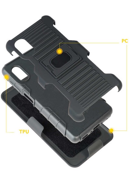 Galaxy Xcover Pro Kılıf Zore Double Clip KAPAK-SIYAH-8682314132282-TCHS53439 fırsatları