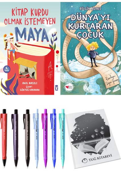 Kitap Kurdu Olmak İstemeyen Maya ve Dünya'yı Kurtaran Çocuk