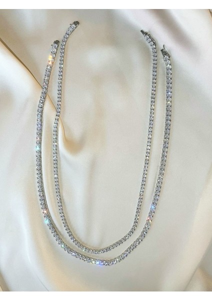 Silver Suyolu Kolye 3 mm modelleri