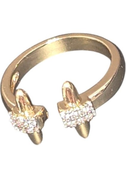 Gold Zirkon Taş Yüzük modelleri