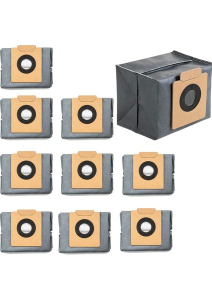 X8 Pro X10 Omını Robot Süpürge Yedek Toz Torbaları Yedek Parçalar Aksesuarlar (Yurt Dışından)