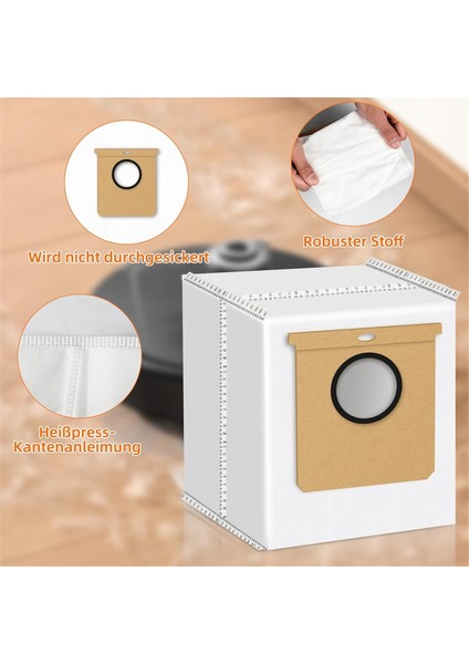 15 Adet Aksesuar Kiti Clean L50 / L50 / L60 Hibrit Robot Süpürge Ana Yan Fırça Filtreleri Toz Torbası (Yurt Dışından)