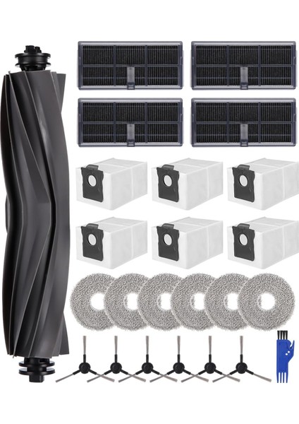 L10S Pro Ultra Heat Robot Süpürge Ana Yan Fırça Hepa Filtre Paspas Bezi Toz Torbaları Yedek Parçaları (Yurt Dışından)