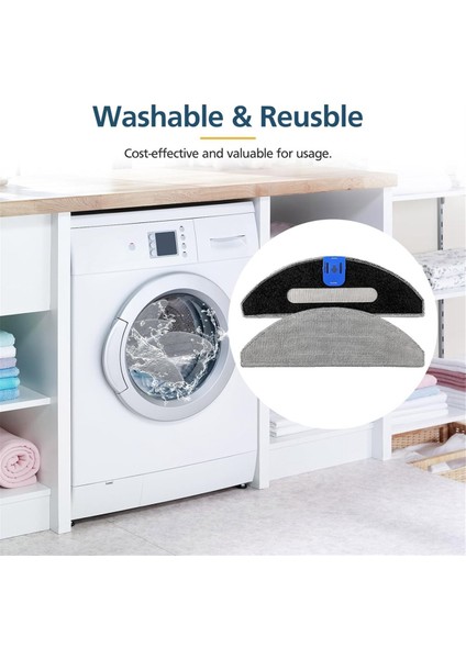 Combo I5+/ I5/ J5+/ J5 Robot Süpürge Için 4 Adet Yedek Mikrofiber Paspas Pedi Yıkanabilir ve Tekrar Kullanılabilir (Yurt Dışından) indirimleri