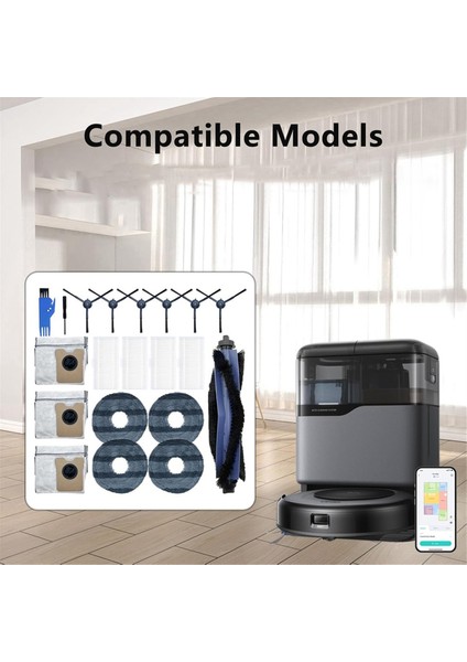 Pvcr 6001 Iq Home Aqua Süpürme Robotu Aksesuarları Temizleyici Parçaları Yedek Ana Yan Fırça Paspas Filtresi (Yurt Dışından) modelleri