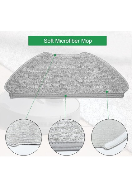 T20 Robot Süpürge Yedek Parçaları Için Paspas Bezi Pedleri, Yıkanabilir Yumuşak Mikrofiber Paspaslar (Yurt Dışından) indirimleri